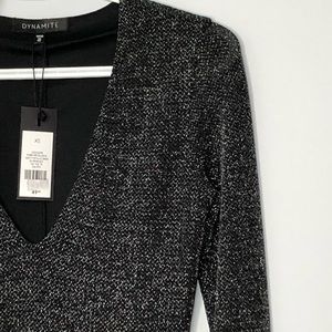 Black and silver dress by Dynamite 🧨